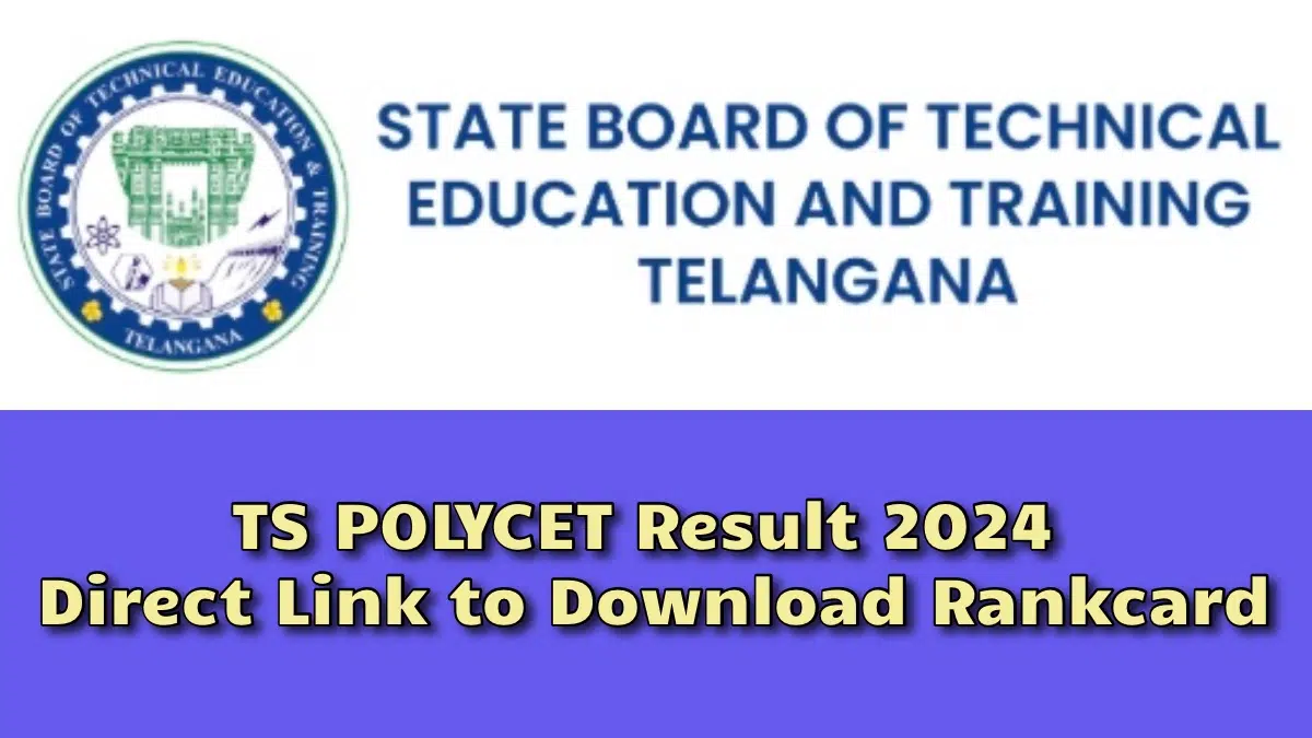 TS POLYCET 2024 Results Expected Soon