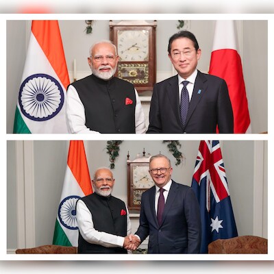 PM Modi meets Japanese & Australian counterparts; discusses ways to deepen bilateral ties. India News