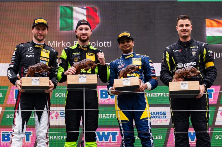 Arjun Maini DTM 2024, pole position, Red Bull Ring podium