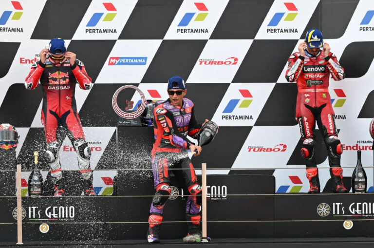 2024 MotoGP Indonesia GP results: Martin defeats Acosta