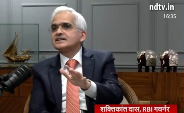 The fall in retail inflation is not enough to reduce the repo rate: RBI Governor Shaktikanta Das told NDTV