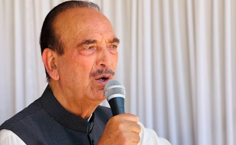 Both sad and happy about elections in Jammu and Kashmir: Ghulam Nabi Azad