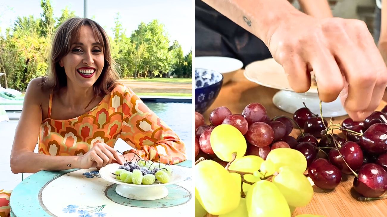 A snack to take to the beach, Benedetta Parodi's is unique: not just fruit