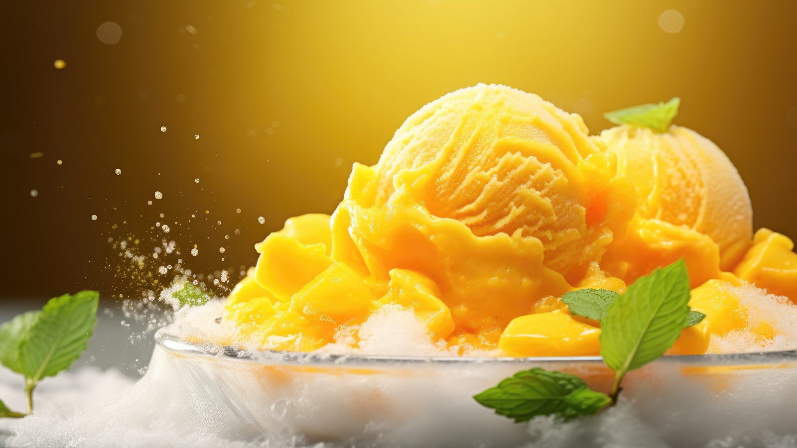 Mango sorbet