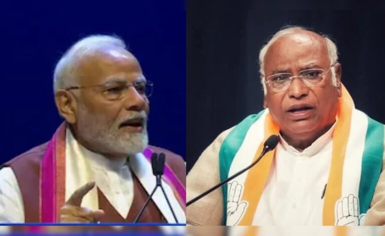 PM Modi called Mallikarjun Kharge to inquire about his health, his health had deteriorated during the election rally.