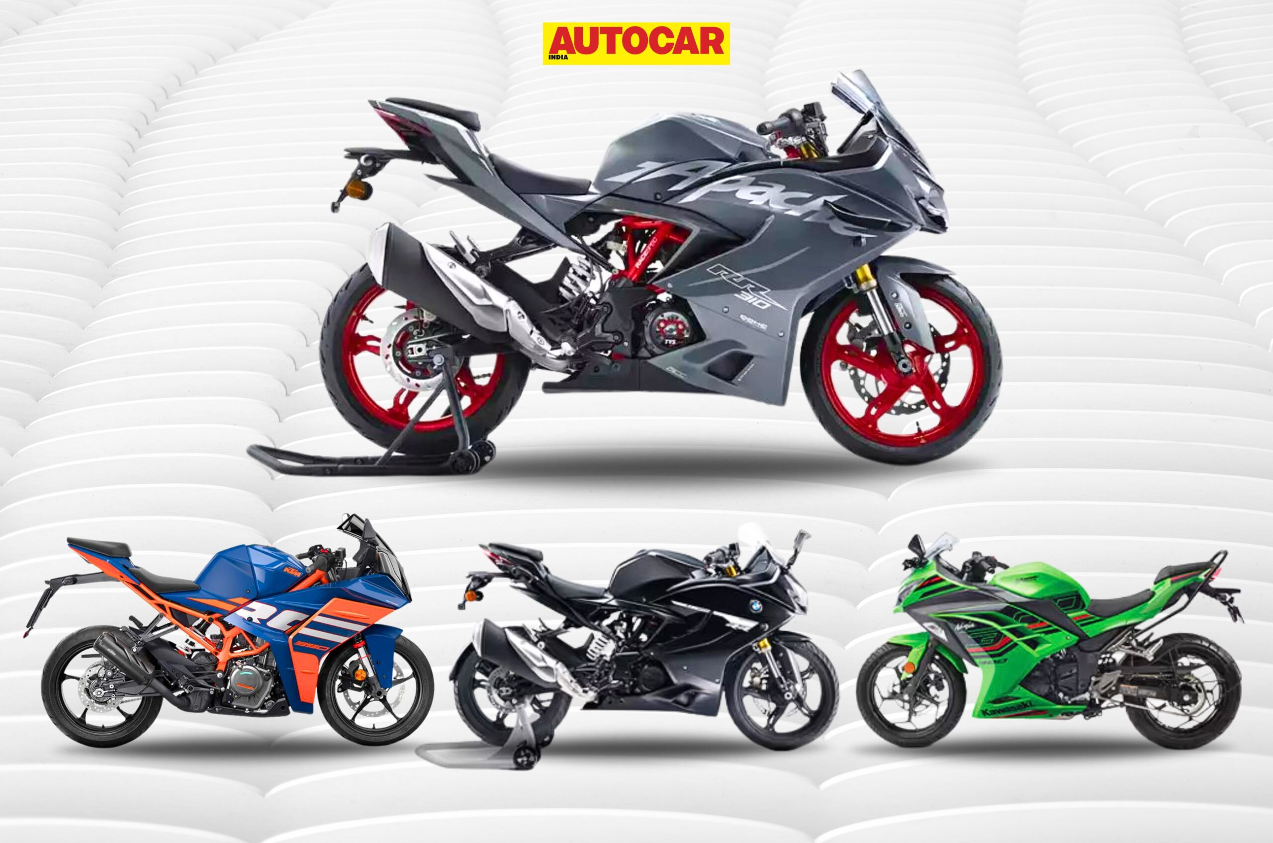 TVS Apache RR 310, KTM RC 390, specification comparison, price, details