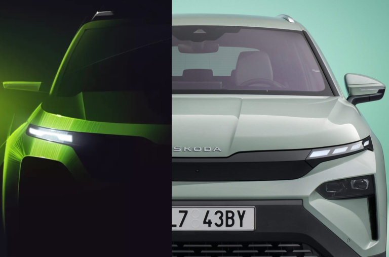 Skoda compact SUV, Kylaq, Elroq, logo, lettermark