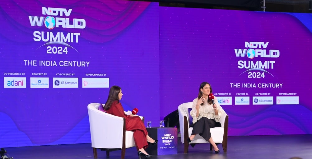 NDTV World Summit: What did Kareena say on matters like Kolkata's RG tax?