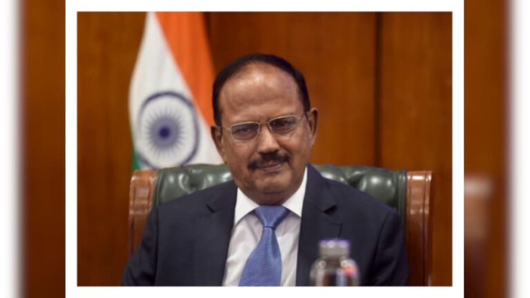 New Delhi: National Security Advisor (NSA) Ajit Doval during a high-level meeting to take stock of the security situation in Jammu and Kashmir in the wake of a series of targeted killings in the Valley, at North Block in New Delhi, Friday, June 3, 20