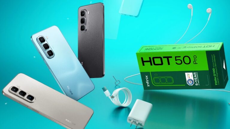 Infinix ने लॉन्च किया Hot 50 Pro, 5,000mAh की बैटरी