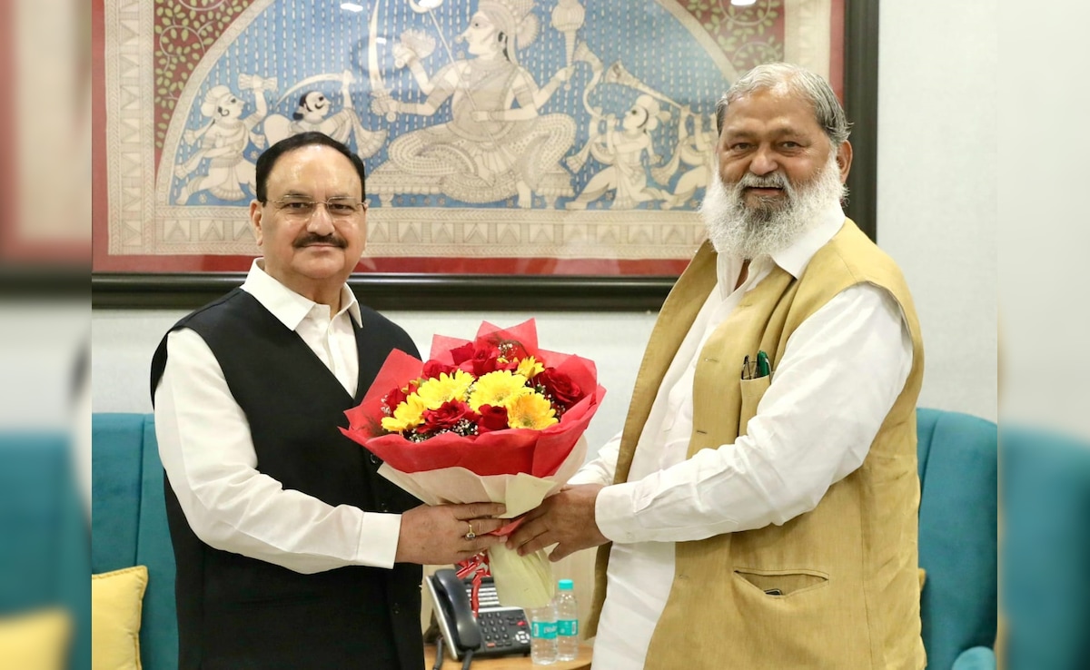 Anil Vij meets JP Nadda, political stir intensifies in Haryana