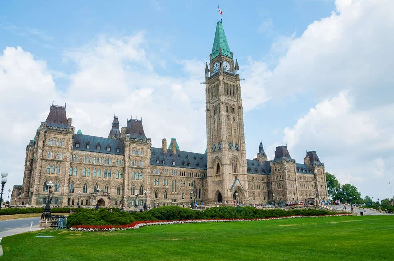 Government building in Ottawa, Canada.