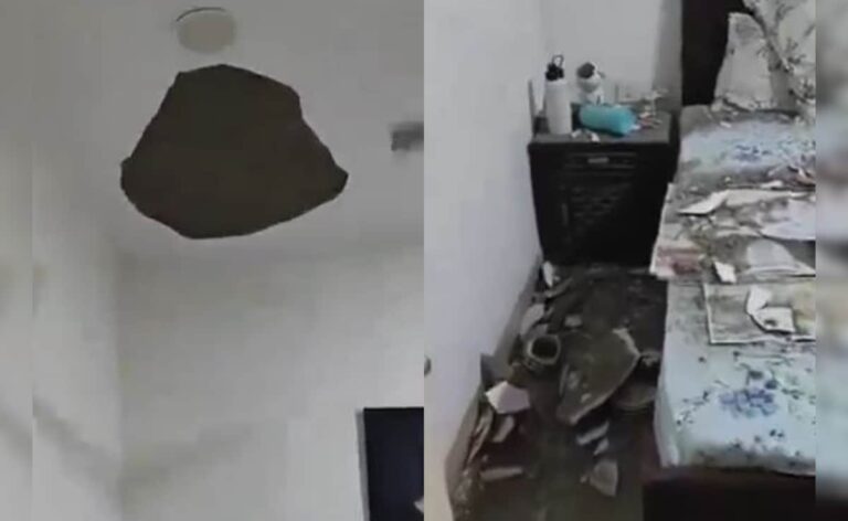 Ceiling plaster suddenly falls in Greater Noida flat, child gets injured in head and hand