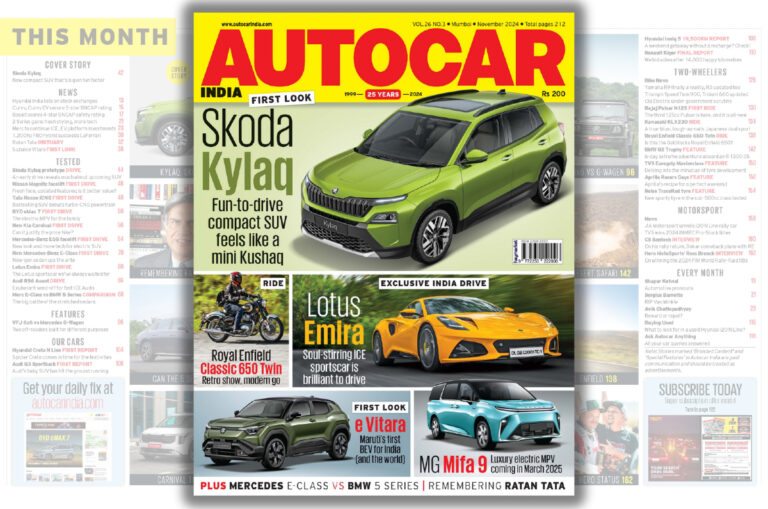 Autocar India magazine subscription, Skoda Kylaq prototype review, Bajaj Pulsar N125 review, and more