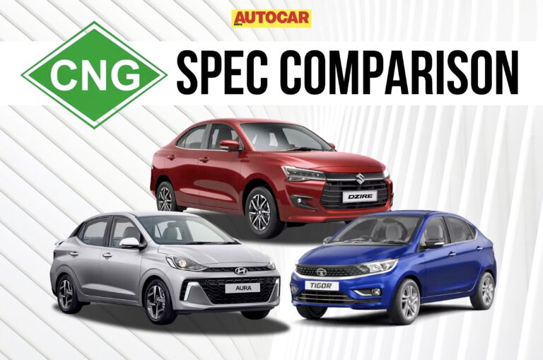 Maruti Dzire CNG vs Hyundai Aura CNG vs Tata Tigor CNG comparison, price, features