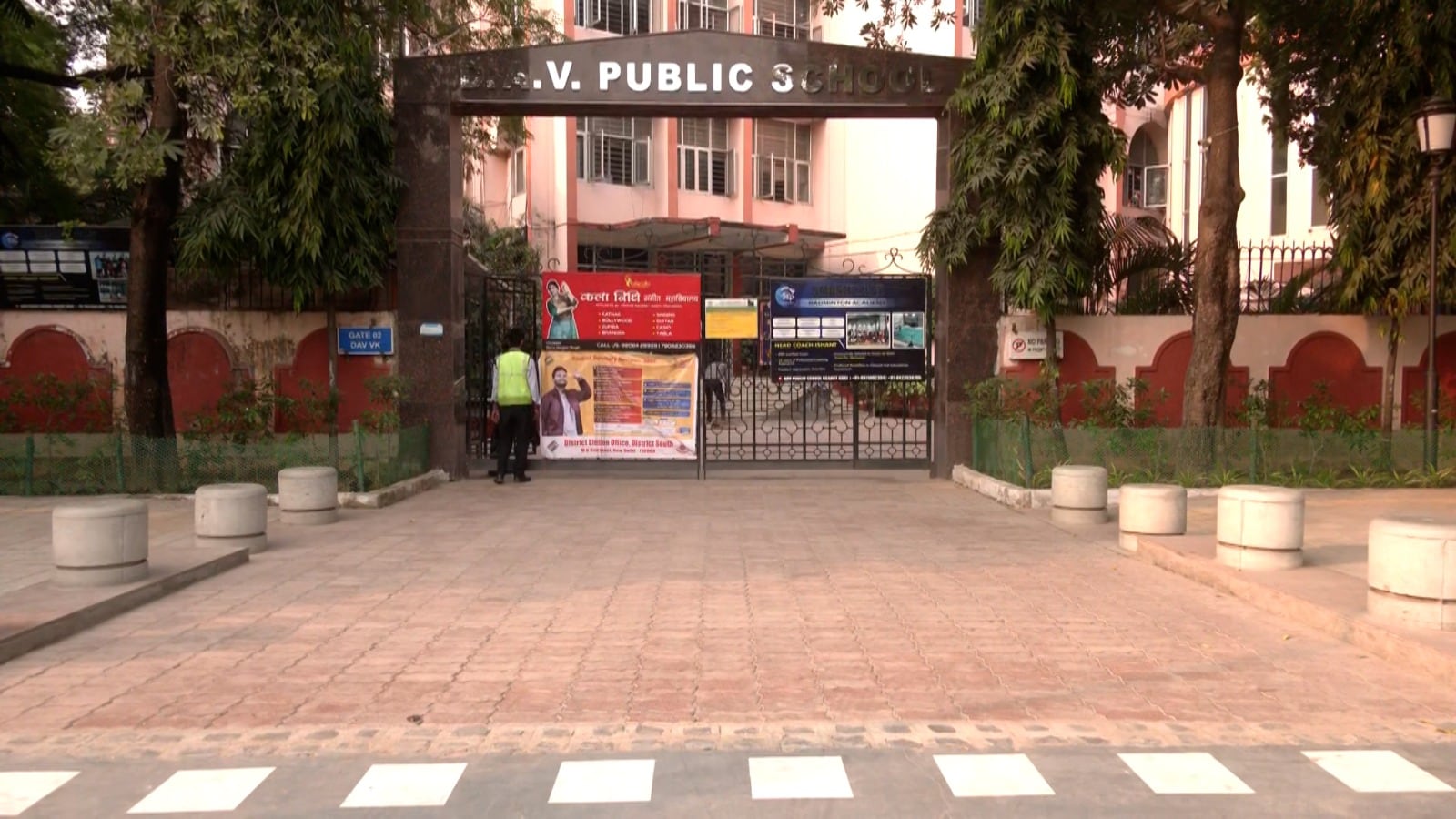 DAV School's project '250 Meters of Happiness', safety corridor built to save children from road accidents